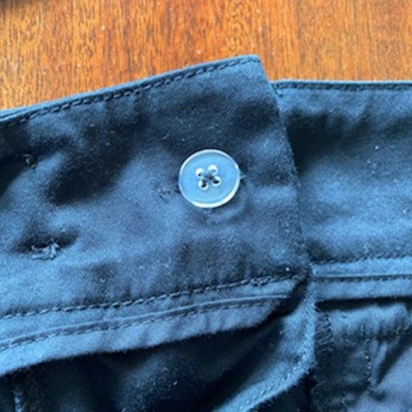 New * NEW YORK & COMPANY * BLACK Cropped CAPRI Stretch PANTS * Pockets * sz 2 - Picture 8 of 9